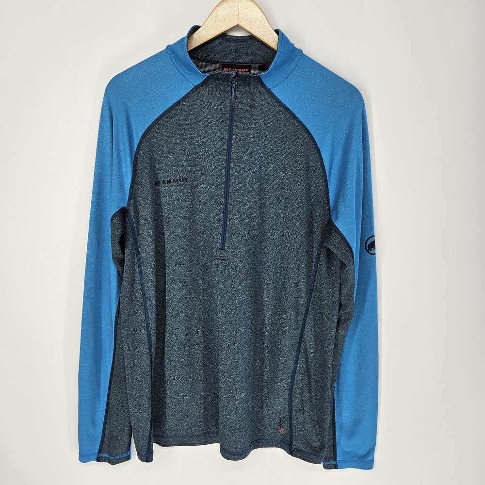 Mammut Aenergy Light ML‎ Mens XL 1/4 Zip 1/2 Pullover Lon Sleeve Polartec Fleece